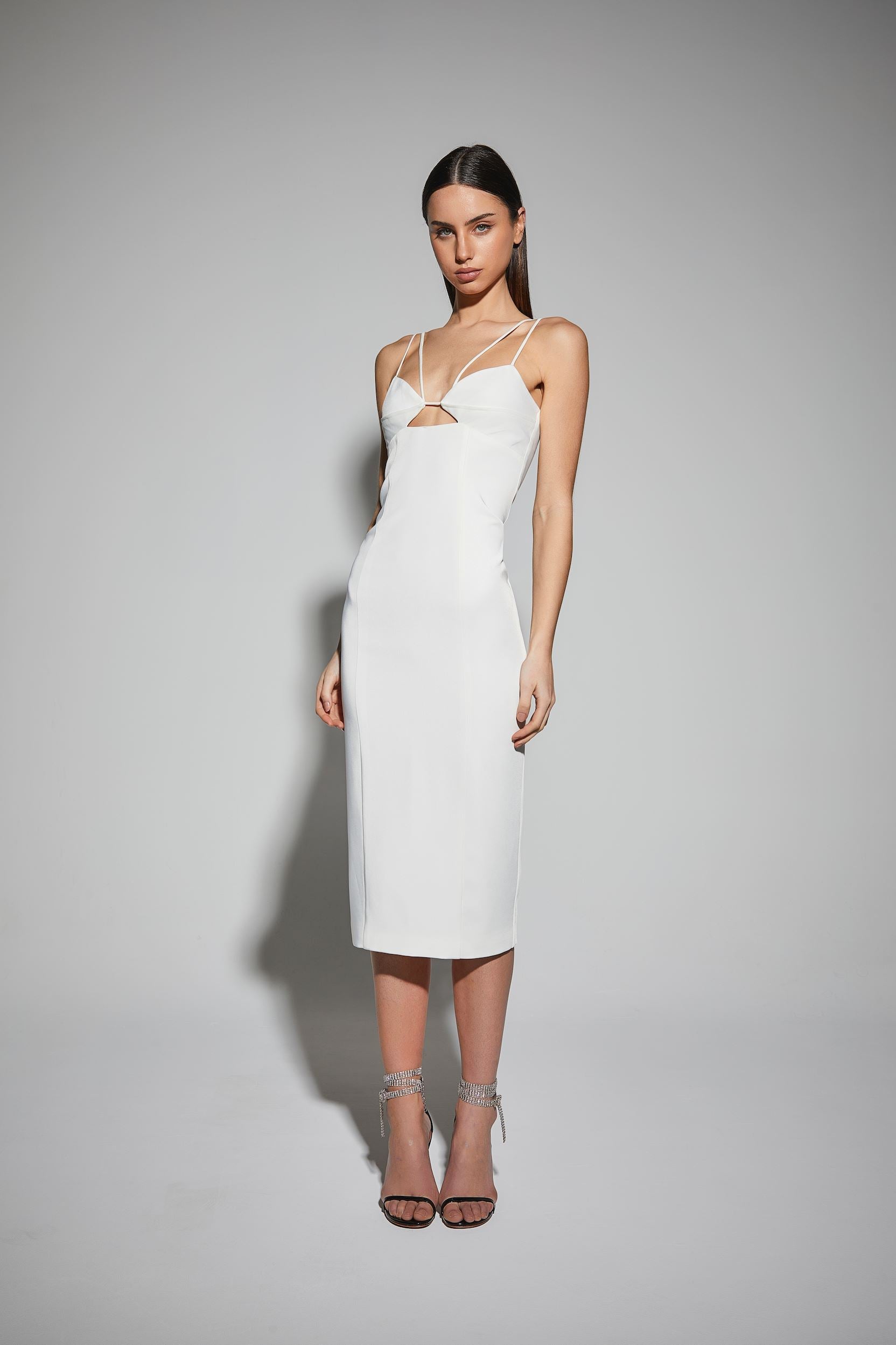 Helena Dress Ivory KIANNAMAGELAKI 