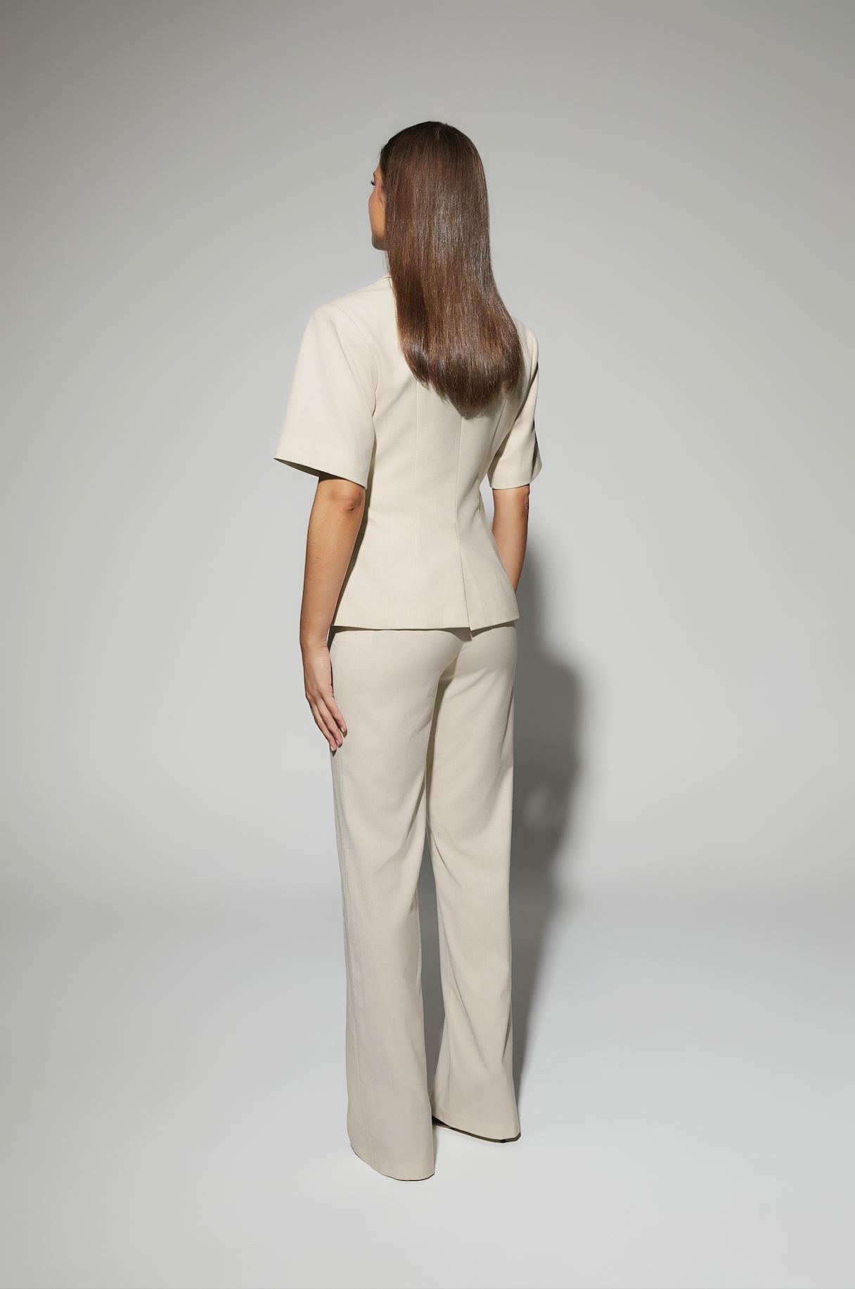 Bianca Blazer Light Cream KIANNAMAGELAKI