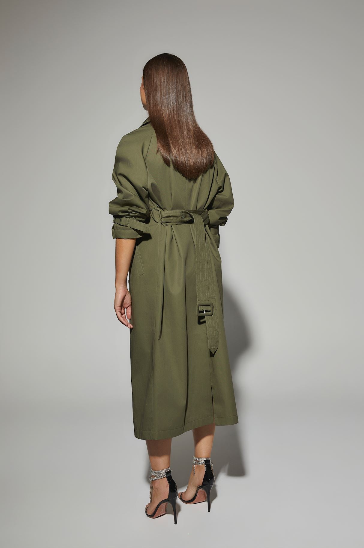 Trench Coat Forest Green KIANNAMAGELAKI