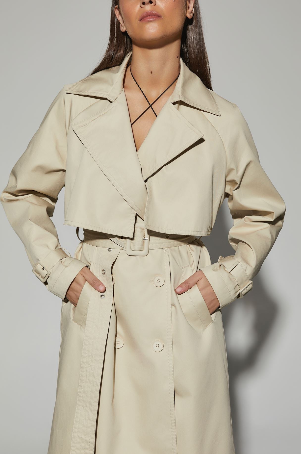 Trench Coat Oyster KIANNAMAGELAKI