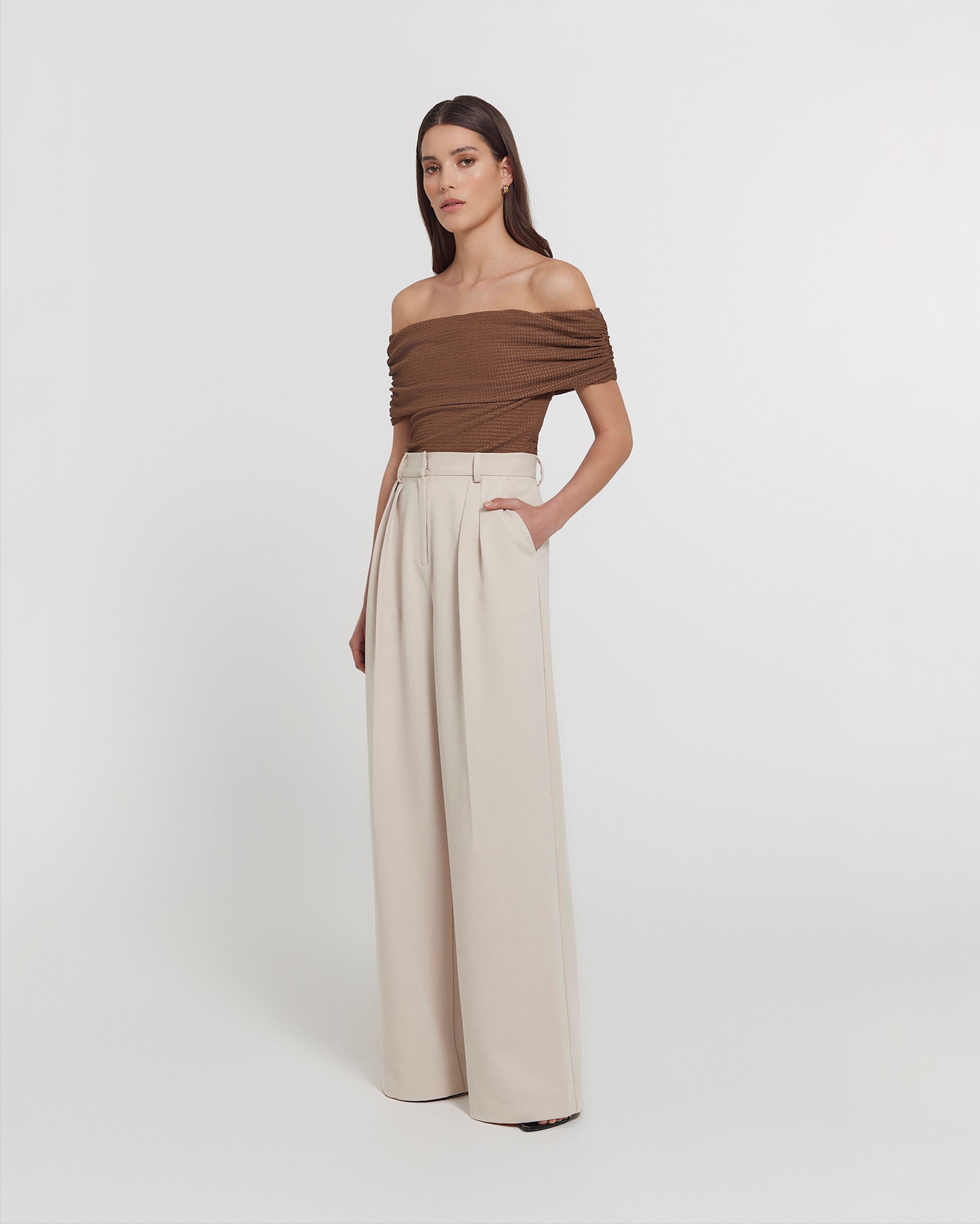 Norma Top Brown top KIANNA