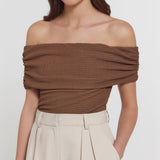 Norma Top Brown top KIANNA