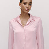 Silky Shirt Pink