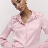 Silky Shirt Pink