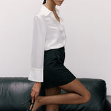 Silky Shirt Ivory