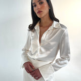 Silky Shirt Ivory