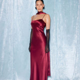 Isla Gown Burgundy