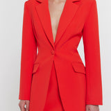 Sienna Blazer Red KIANNAMAGELAKI 