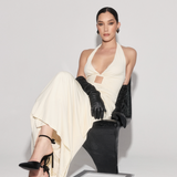 Ilara Square Dress Ivory