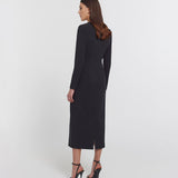 Darcy Knotted Dress Black KIANNA 