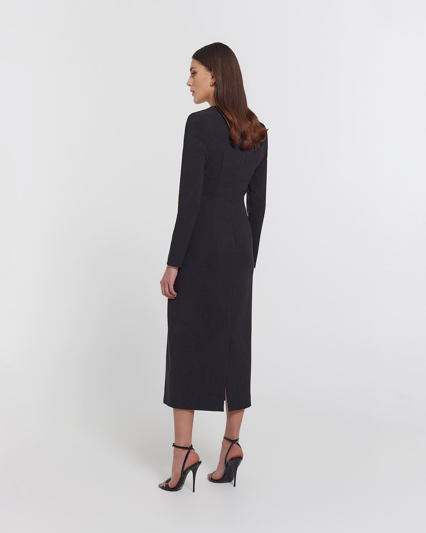 Darcy Knotted Dress Black KIANNA 